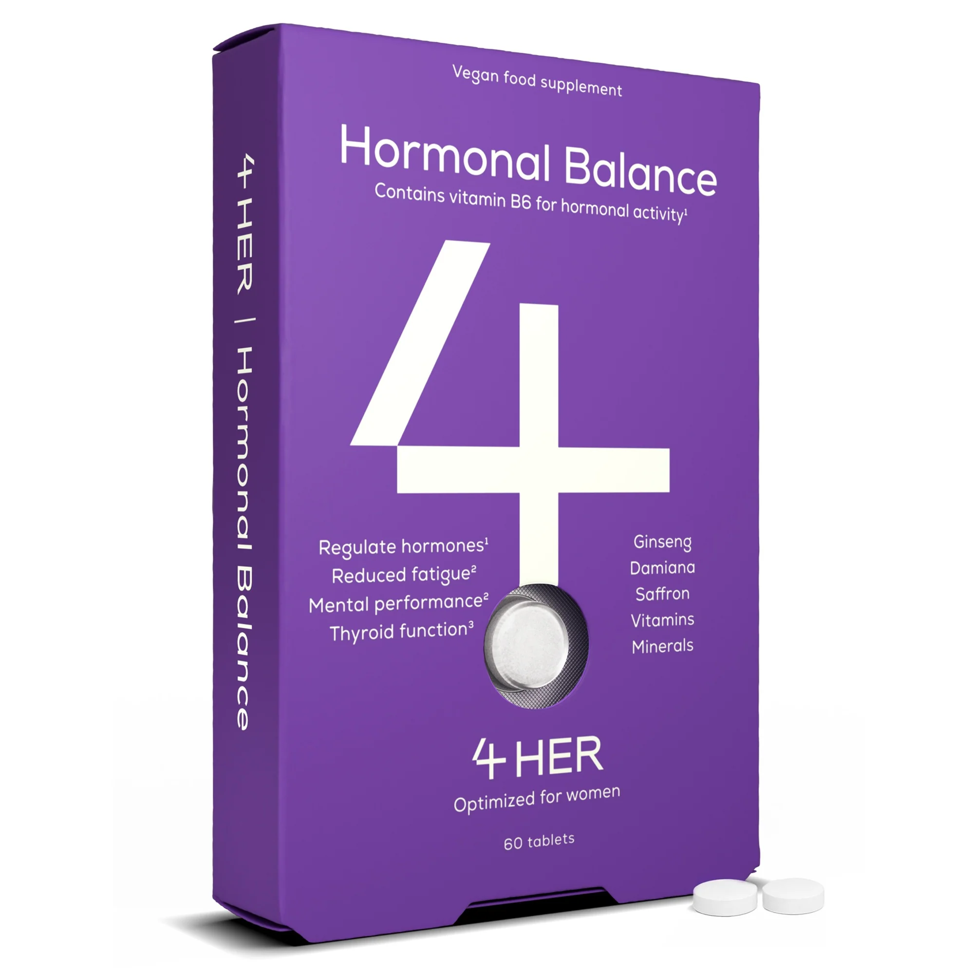 4 HER Hormonal Balance Multivitamin & Botanical Blend for Women 60 Tablets