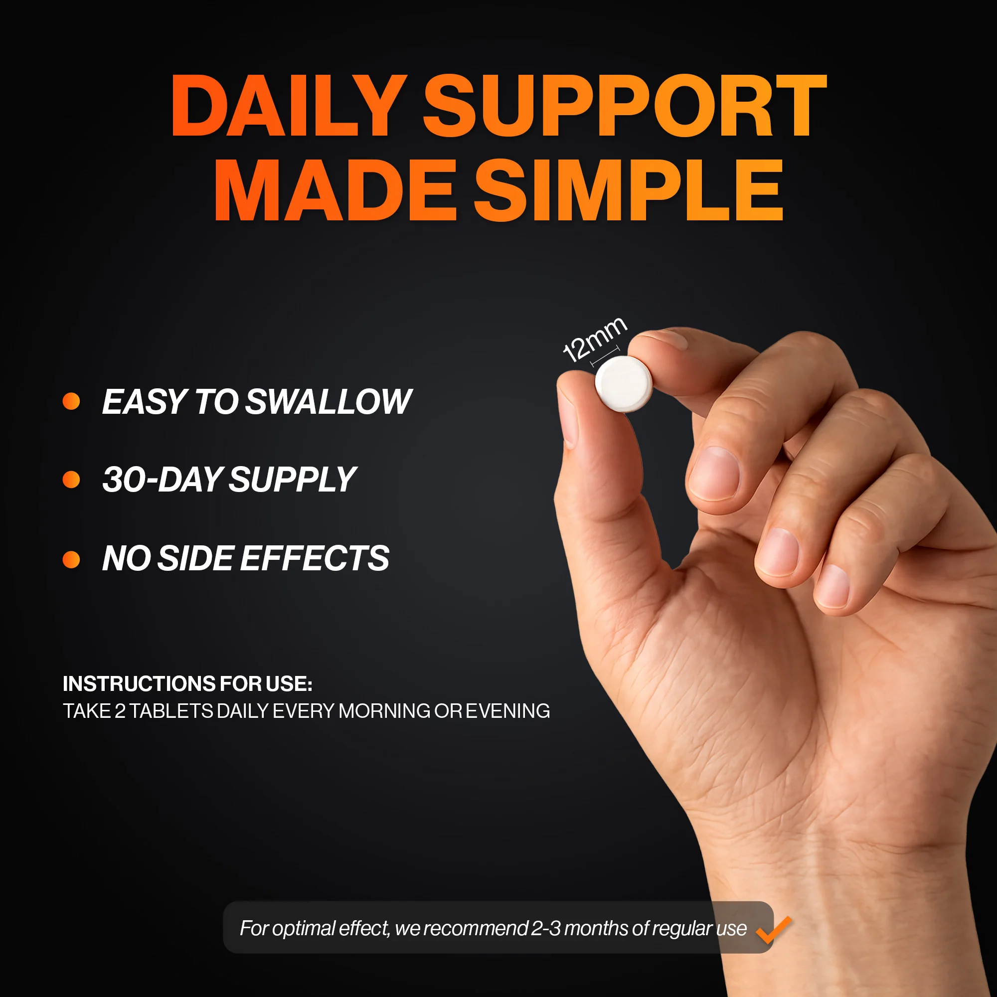 4 HIM TestoBalance With Zinc for Normal Testosterone Levels Men's Multivitamin 60 Tablets - Image 3