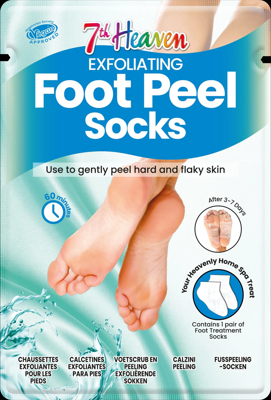 7th Heaven Exfoliating Foot Peel Socks