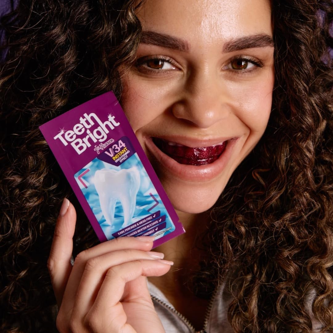 7th Heaven Teeth Bright Whitening Strips 14s - Image 2
