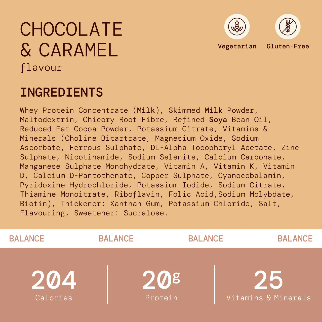 Adday Chocolate & Caramel Flavoured Shake 7 Sachets - Image 2