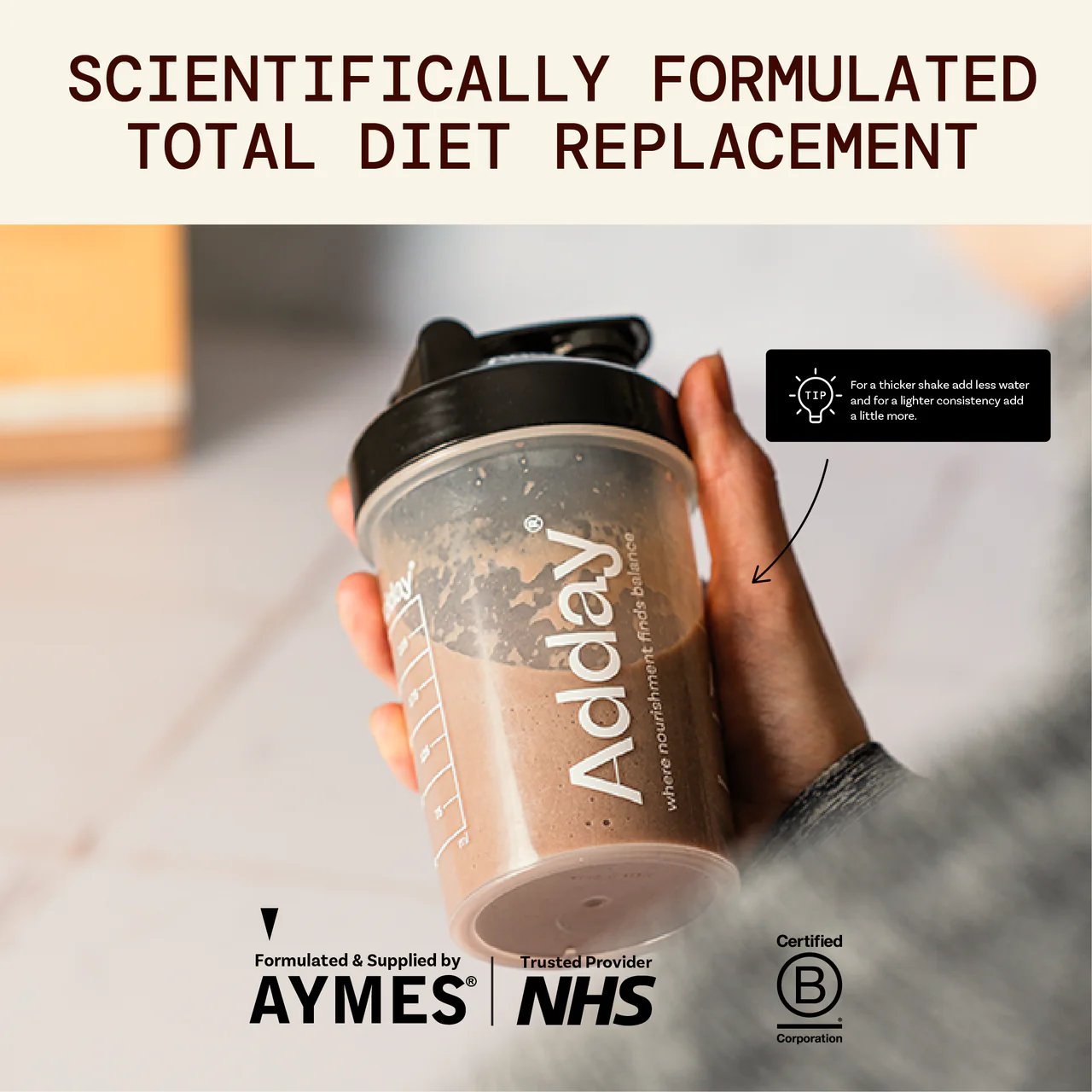 Adday Chocolate & Caramel Flavoured Shake 7 Sachets - Image 6