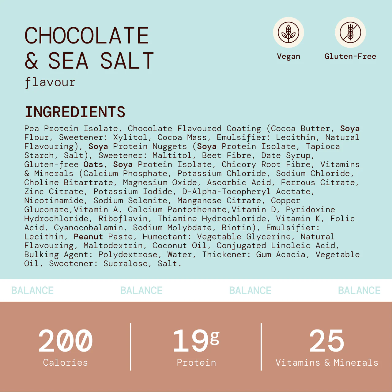 Adday Chocolate & Sea Salt Flavoured Bars 7 Bars - Image 2