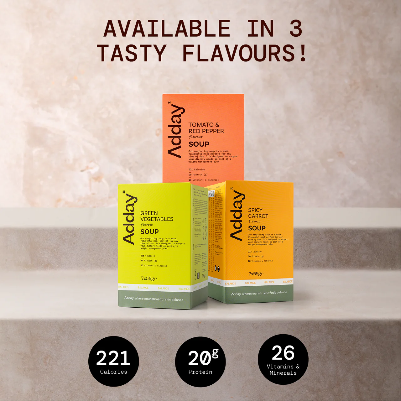 Adday Spicy Carrot Soup 7 Sachets - Image 7