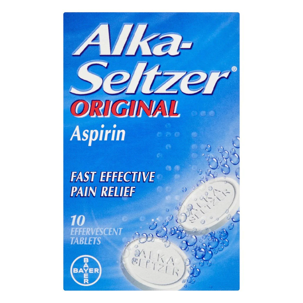 Alka Seltzer Original Pain Relief 10 Tablets