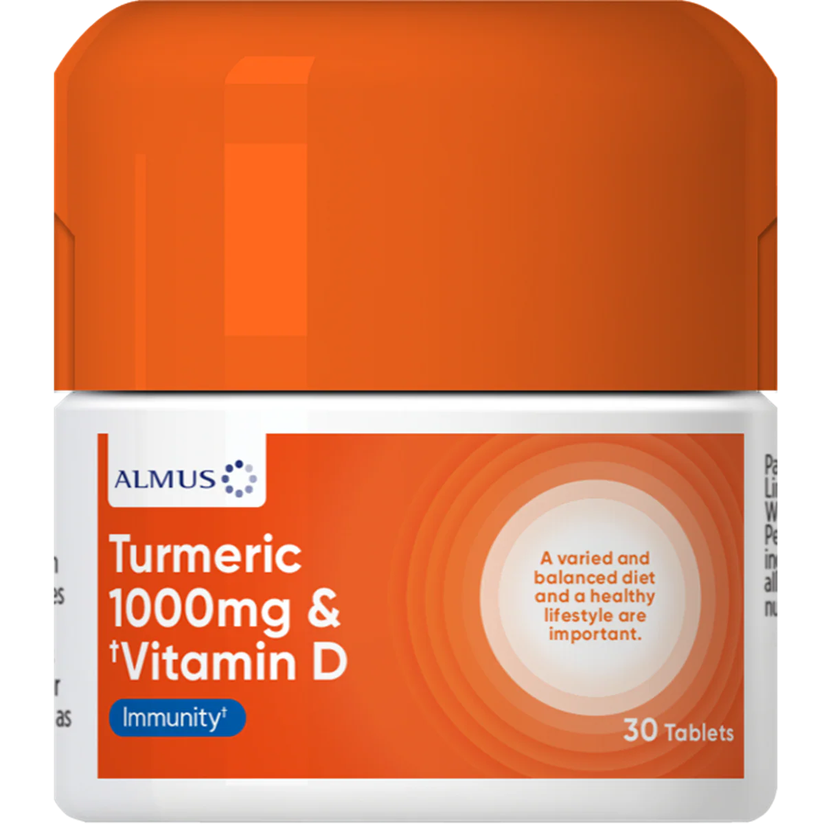 Almus Turmeric 1000mg & Vitamin D 30 Tablet