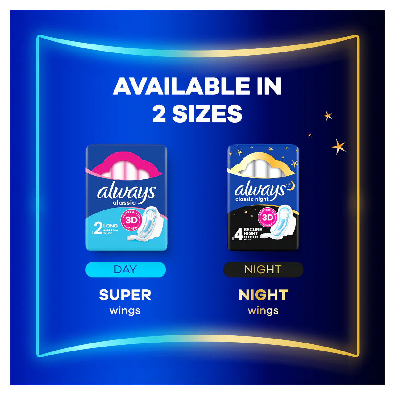 Always Maxi Classic Sanitary Towels with Wings Long 9 Pads - Image 7