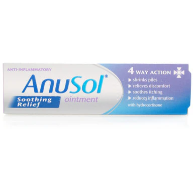 Anusol Soothing Relief Ointment for Hemorrhoids and Piles Treatment 15g