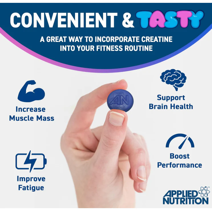 Applied Nutrition Creatine Monohydrate Millions Blackcurrant Flavour 80 Gummies - Image 3