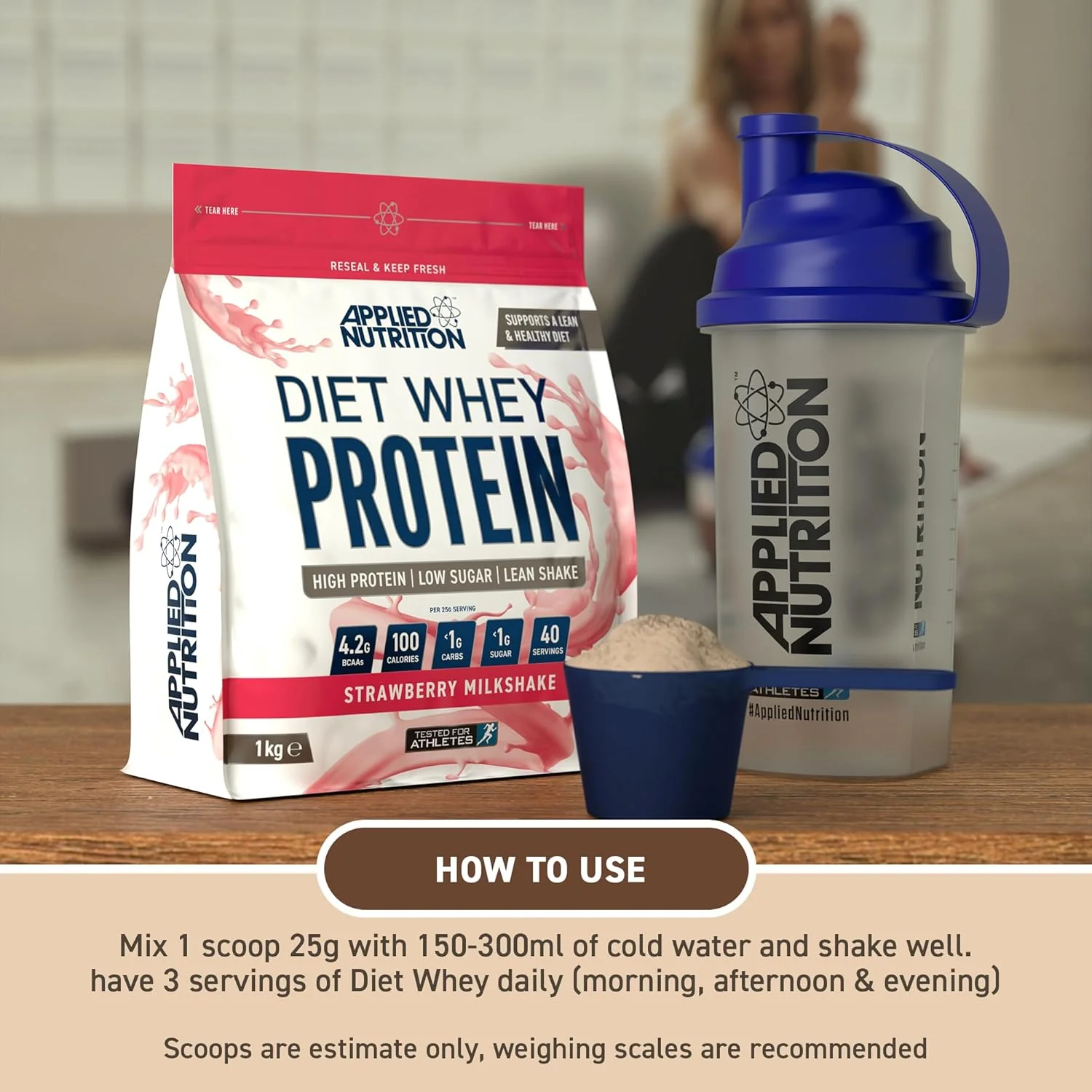 Applied Nutrition Diet Protein Vanilla Flavour 1kg - Image 6