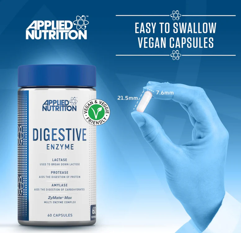 Applied Nutrition Digestive Enzyme 60 Capsules - Image 4