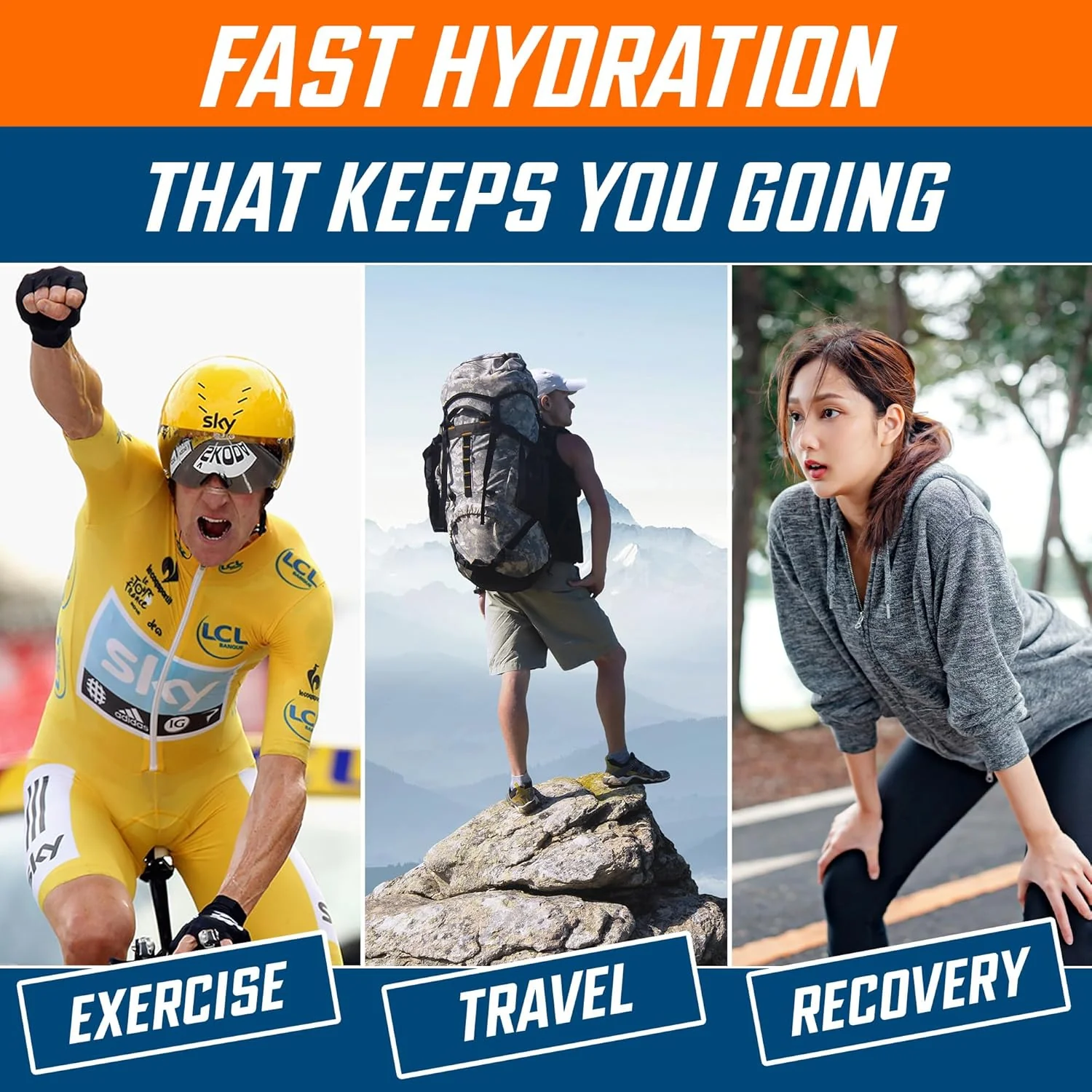 Applied Nutrition Endurance Hydration Electrolyte Tablets Orange 20 x 4g tablets - Image 5