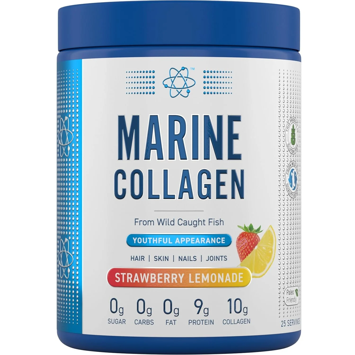 Applied Nutrition Marine Collagen Powder Strawberry Lemonade Flavour 300g