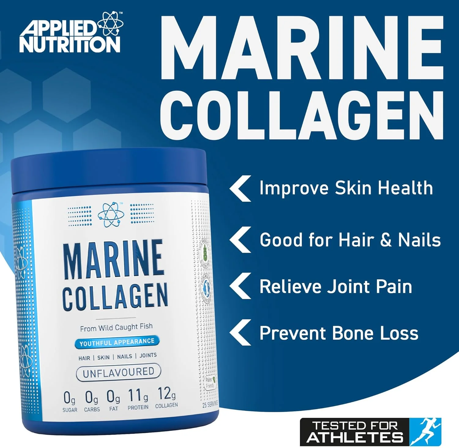 Applied Nutrition Marine Collagen Powder Unflavoured 300g - Image 5