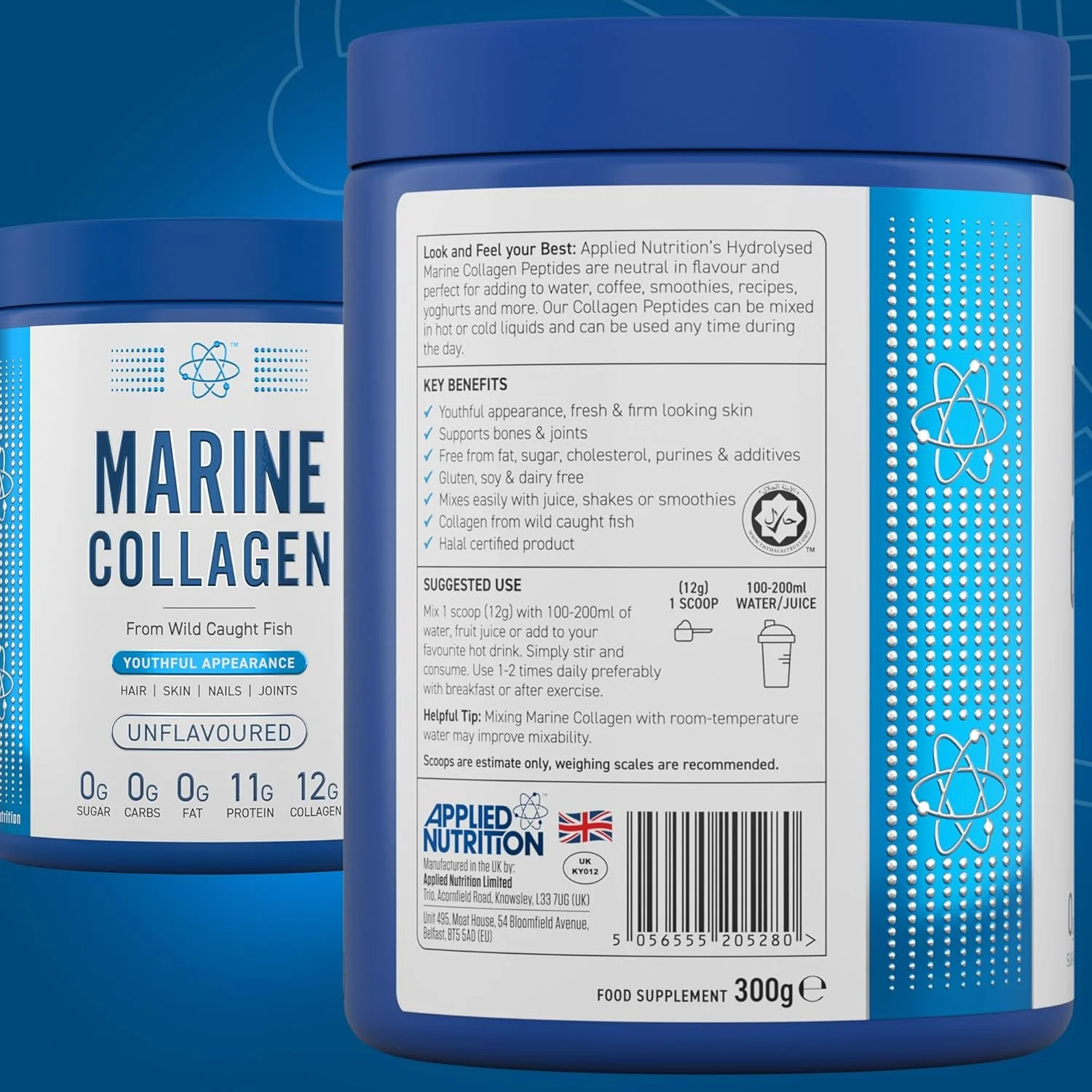 Applied Nutrition Marine Collagen Powder Unflavoured 300g - Image 8