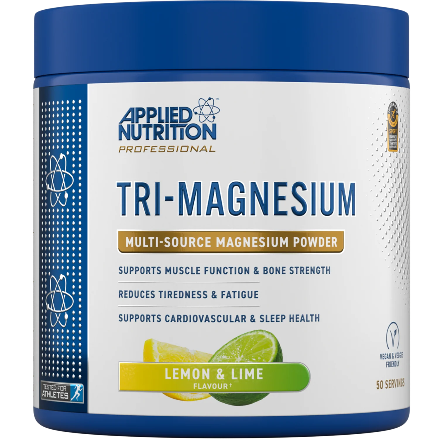 Applied Nutrition Tri Magnesium Powder Lemon & Lime Flavour 200g