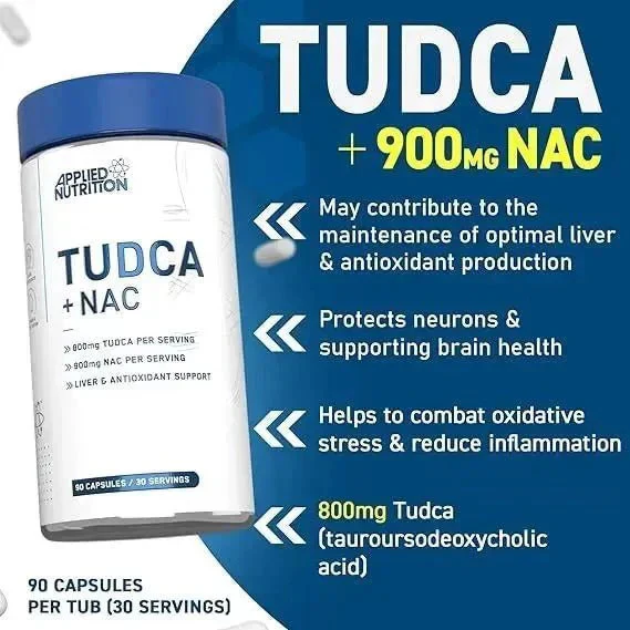 Applied Nutrition Tudca + NAC 90 Capsules - Image 2