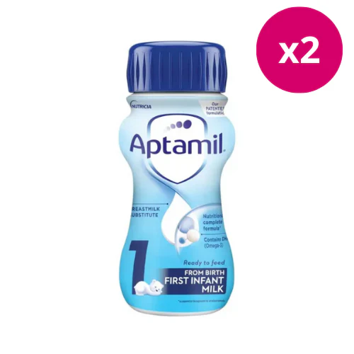 Aptamil 1 First Baby Milk Formula 200ml x 2