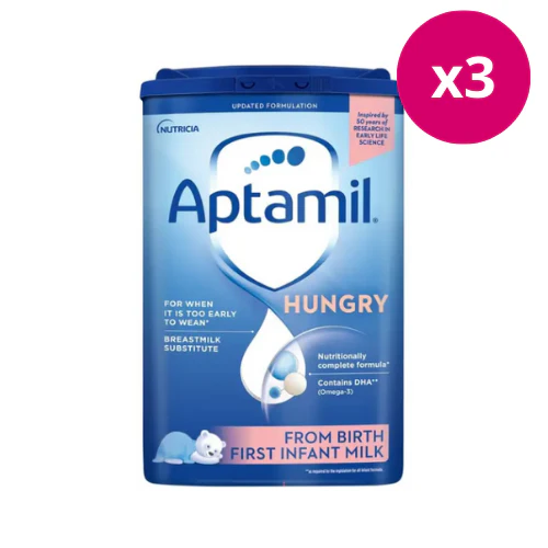 Aptamil Hungry Baby Milk Formula 800g x 3