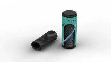 Arcwave Ghost Silicone Reusable Reversible Male Stroker Black