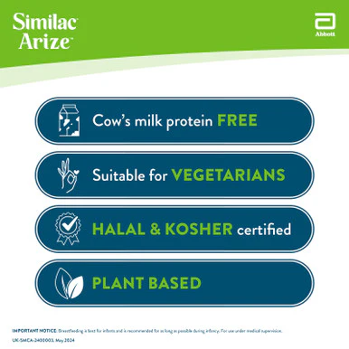 Arize Similac Cows Milk Protein Free Infant Formula From Birth 400g - Image 2