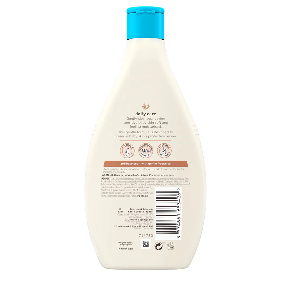 Aveeno Baby Daily Care Bath & Wash 400ml - Image 2