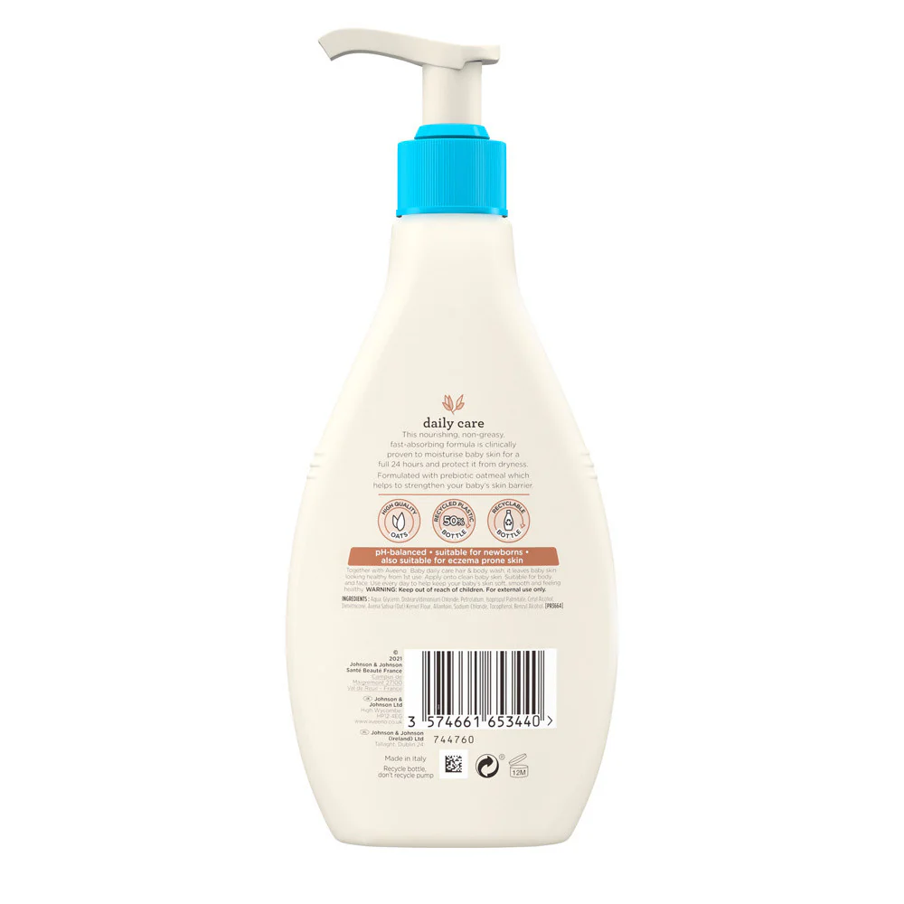 Aveeno Baby Daily Moisturising Lotion 250ml - Image 2