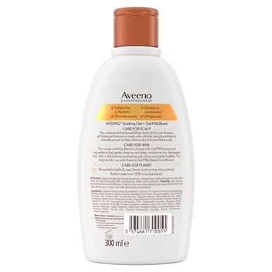 Aveeno Daily Moisture Oat Milk Shampoo 300ml - Image 2