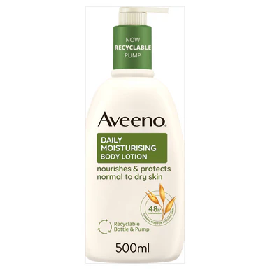 Aveeno Daily Moisturising Body Lotion Moisturiser Sensitive Skin 500ml