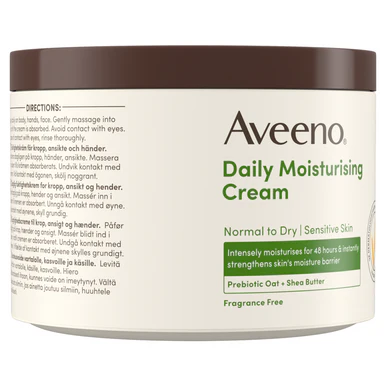 Aveeno Daily Moisturising Cream 400ml - Image 3
