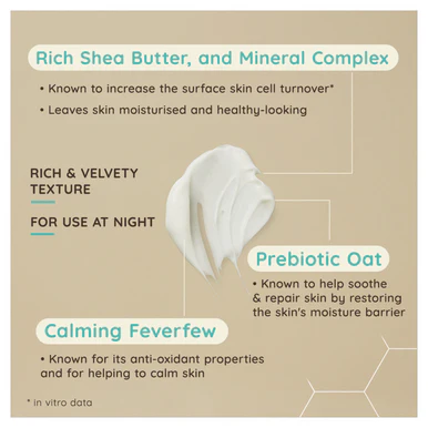 Aveeno Face Calm & Restore Night Cream Moisturiser 50ml - Image 4