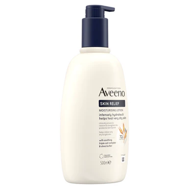 Aveeno Skin Relief Body Lotion Moisturiser for Very Dry Skin 500ml - Image 8