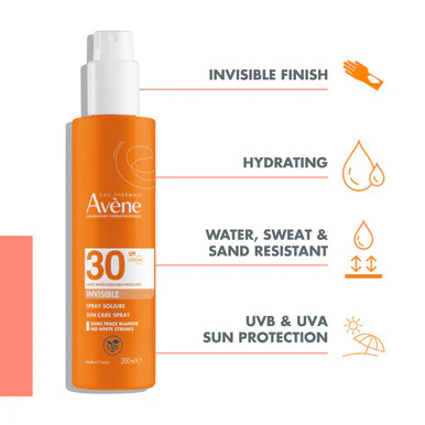 Avene Spray SPF30+ 200ml - Image 3