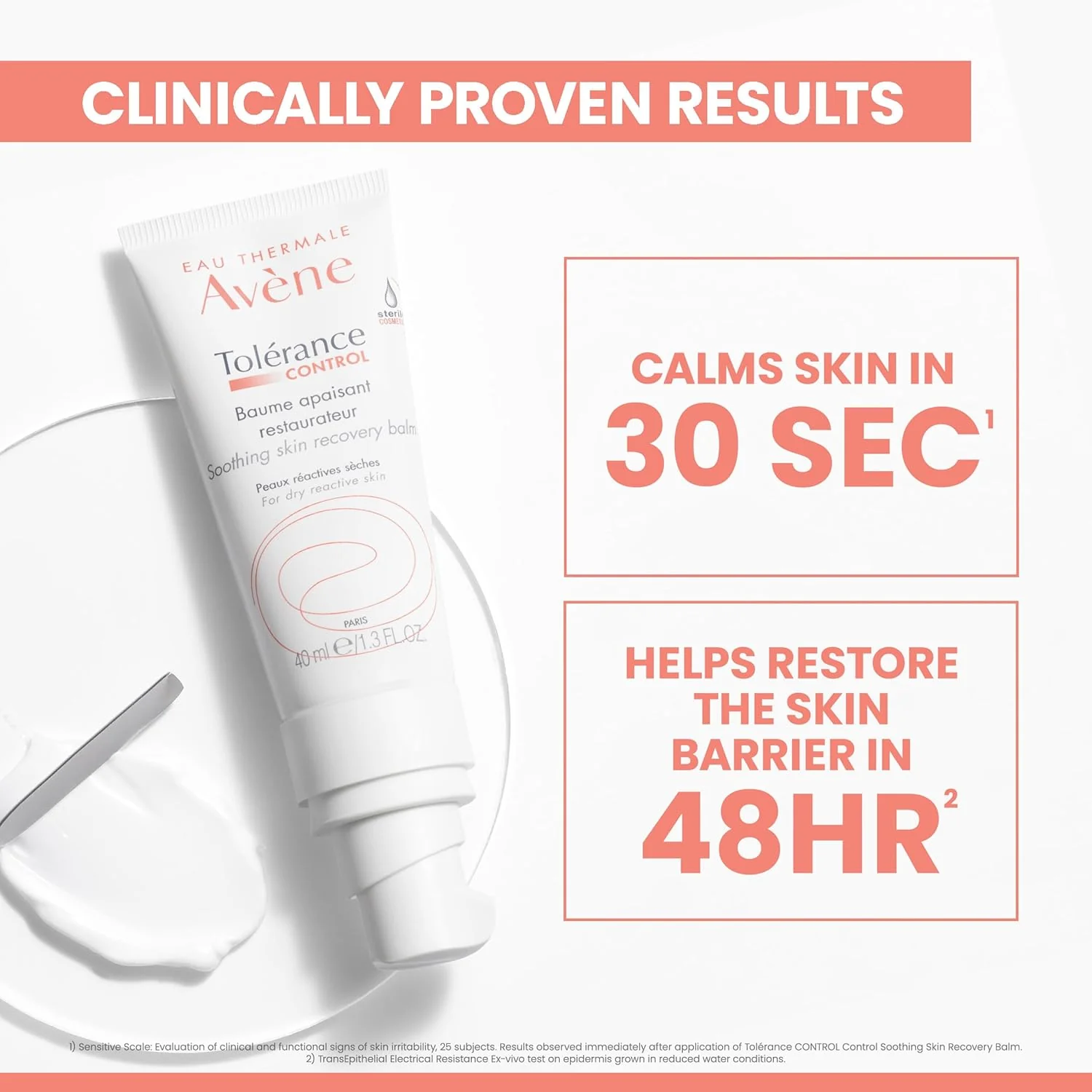 Avene Tolerance Control Soothing Skin Recovery Balm 40ml - Image 2