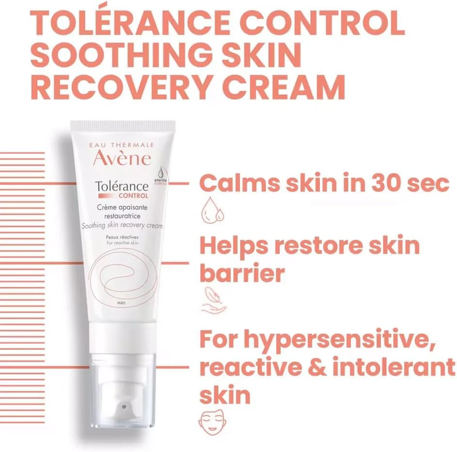 Avene Tolerance Control Soothing Skin Recovery Cream for Sensitive Skin 40ml - Image 3