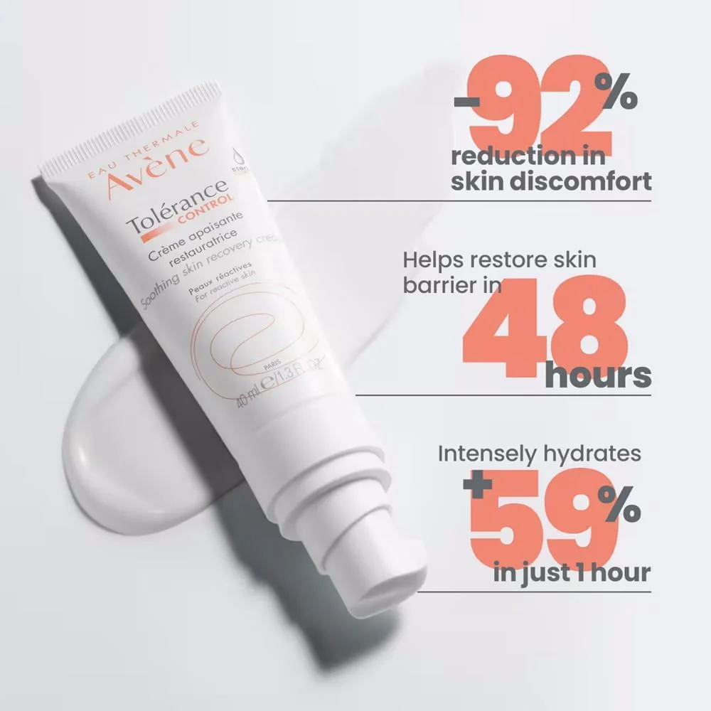 Avene Tolerance Control Soothing Skin Recovery Cream for Sensitive Skin 40ml - Image 4