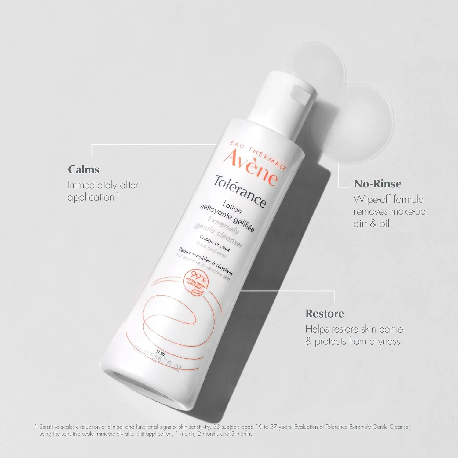 Avene Tolerance Extremely Gentle Cleanser for Sensitive Skin 200ml - Image 2