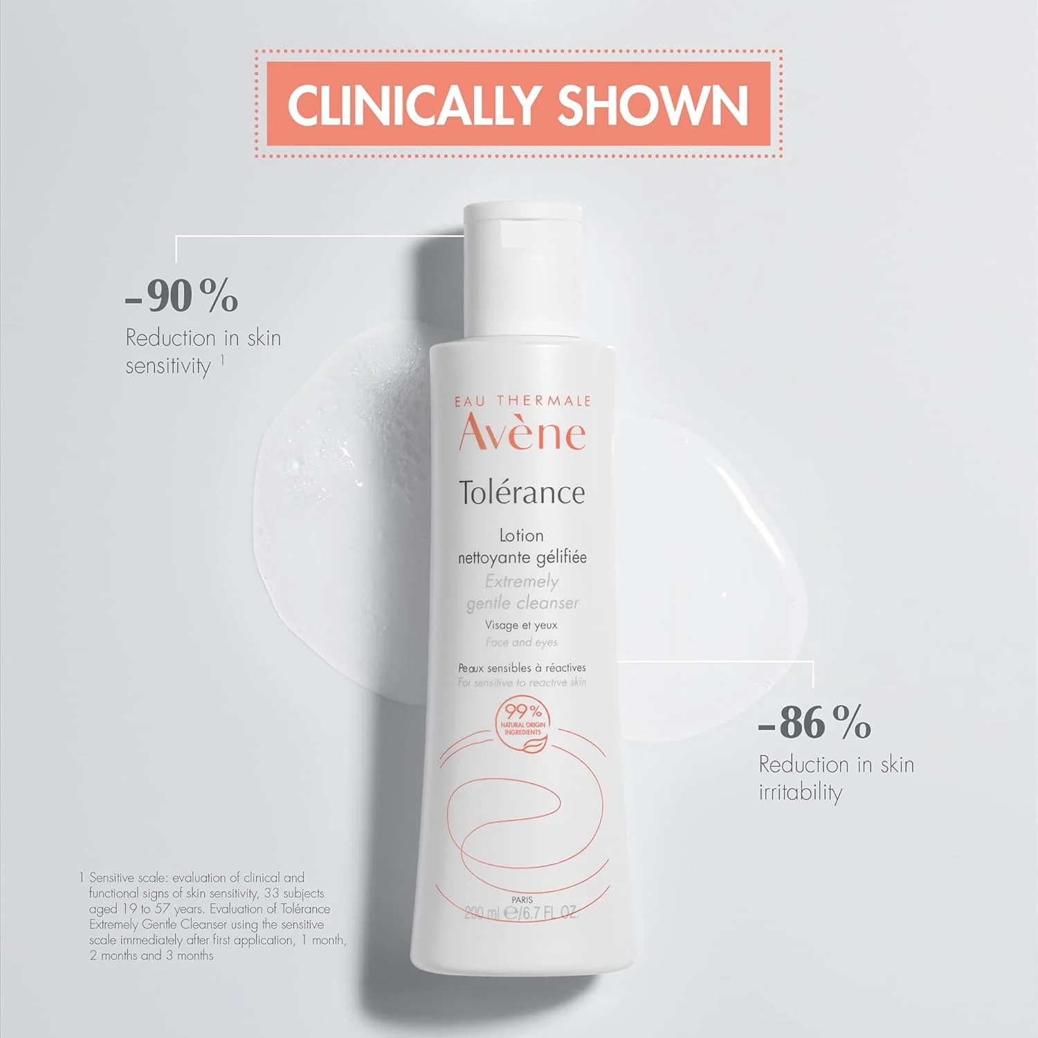 Avene Tolerance Extremely Gentle Cleanser for Sensitive Skin 200ml - Image 3