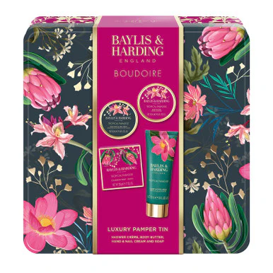 Baylis & Harding Boudoire Luxury Pamper 5 Piece Tin Gift Set