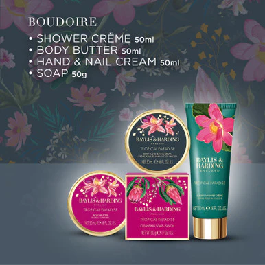 Baylis & Harding Boudoire Luxury Pamper 5 Piece Tin Gift Set - Image 4