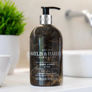 Baylis & Harding Elements Dark Amber & Fig Hand Wash 500ml - Image 4