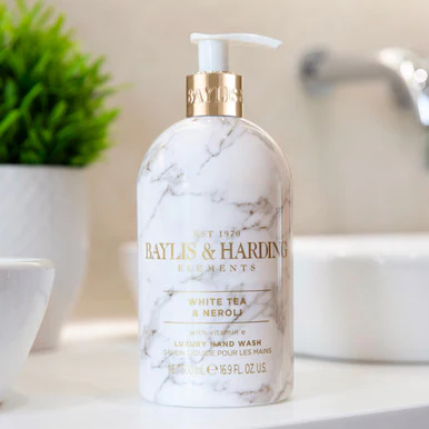 Baylis & Harding Elements White Tea & Neroli Hand Wash 500ml - Image 4