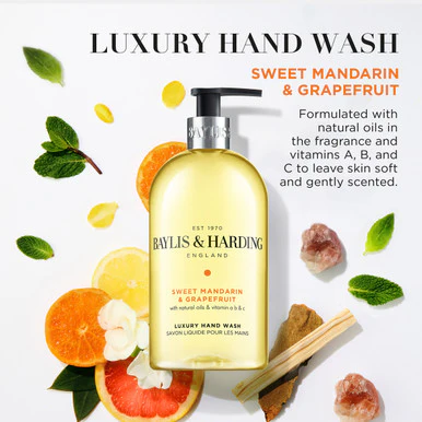 Baylis & Harding Sweet Mandarin & Grapefruit Hand Wash 500ml - Image 5