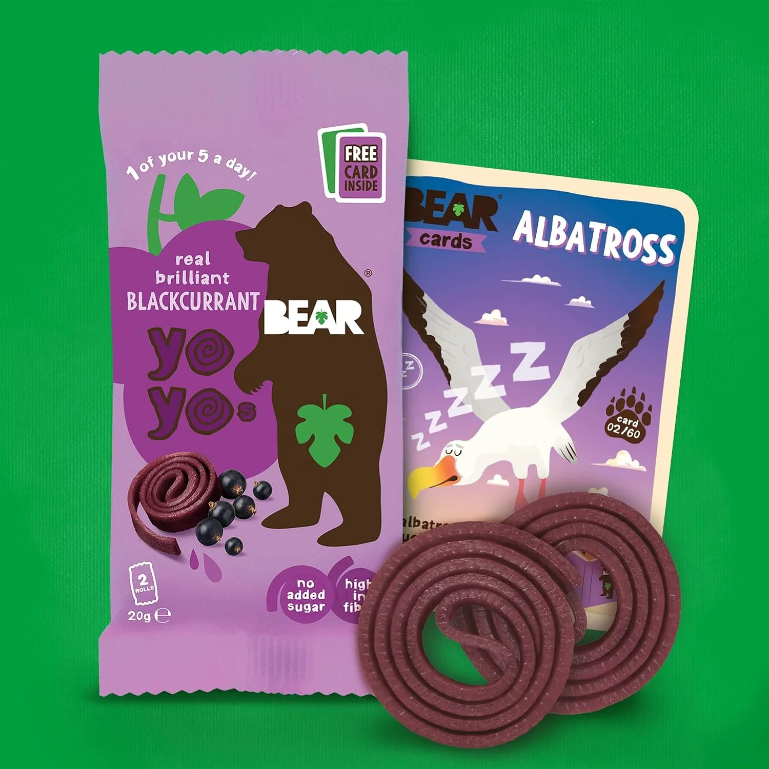Bear Fruit Yoyos Blackcurrant 18x20g - Image 3