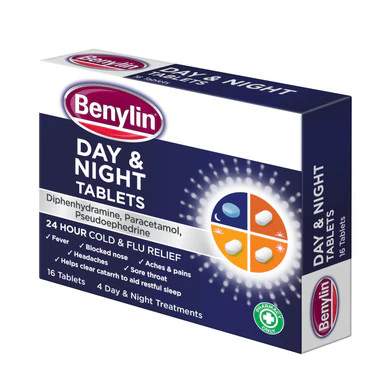 Benylin Day and Night 16 Tablets