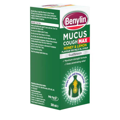 Benylin Mucus Cough Max Honey & Lemon 300ml - Image 2