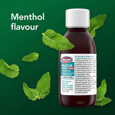 Benylin Mucus Cough Max Menthol 150ml - Image 3