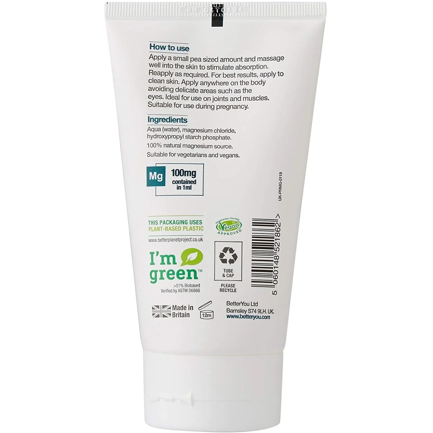 BetterYou Magnesium Body Gel - Image 2