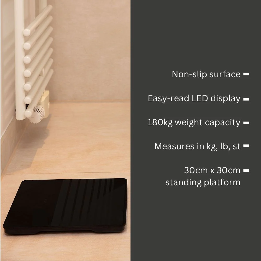 Beurer PS240 Soft Grip Personal Scale Black - Image 5