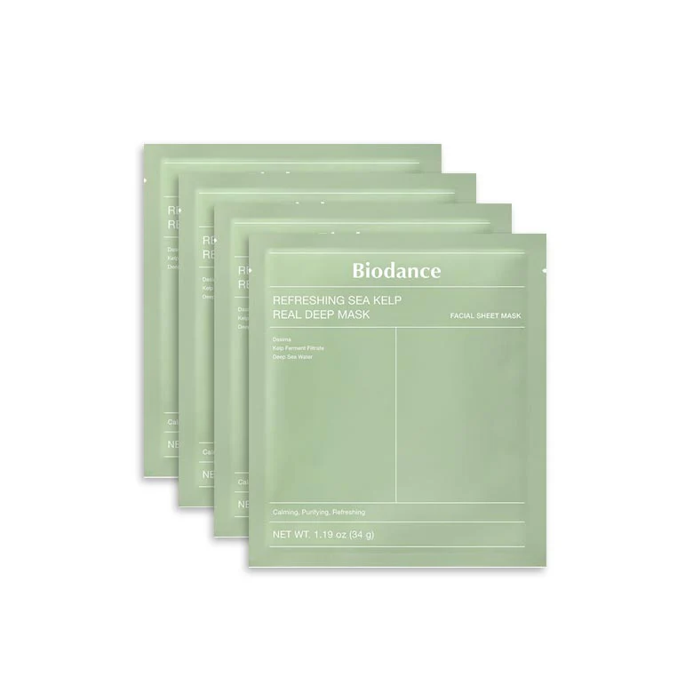 Biodance Refreshing Sea Kelp Real Deep Mask 4 Sheets x 1.19oz (34g) - Image 3